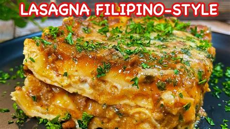 lasagna malabon|Filipino.